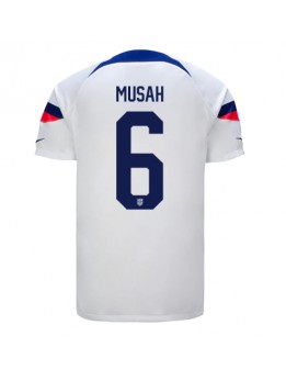 Vereinigte Staaten Yunus Musah #6 Heimtrikot WM 2022 Kurzarm